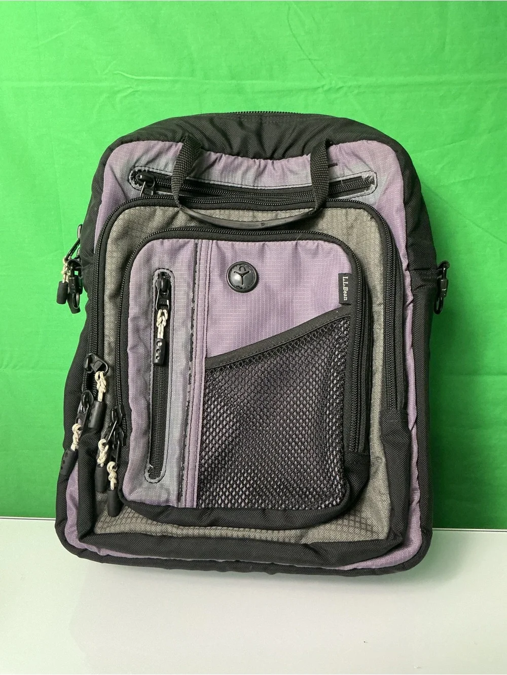 L.L. Bean Multi-Pocket Laptop Briefcase / Messenger Bag